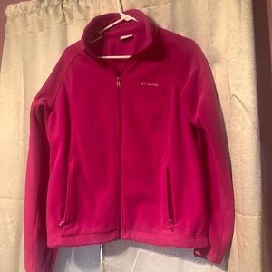 Pink Columbia fleece.  Size XL